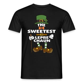 Le plus doux lutin de la Saint-Patrick - T-shirt homme - noir - Devant - AI Model Male 178 light (178cm)