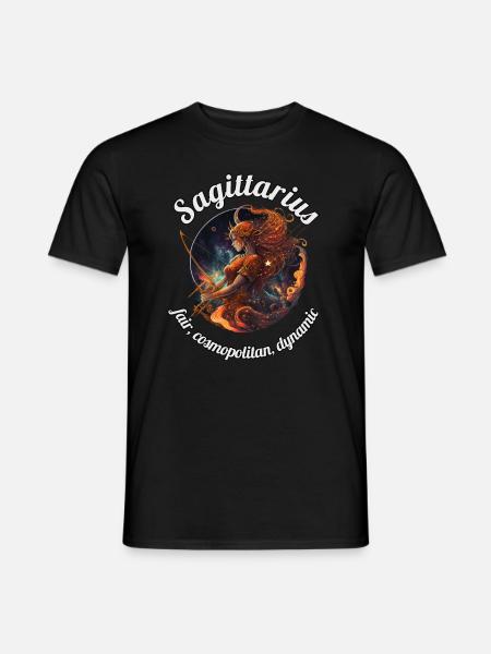 Sagittarius Zodiac Sign Sagittarius Astronomy - Men's T-Shirt - black