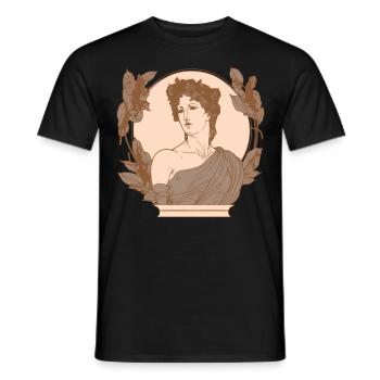 Divinité européenne Vénus Déesse romaine Mytholo antique - T-shirt homme - noir - Devant - AI Model Male 178 light (178cm)