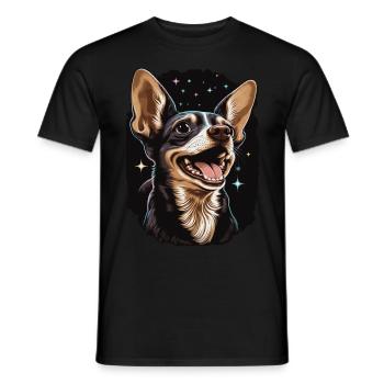 Cute Chihuahua Dog Breed Pet Lover - Männer T-Shirt - Schwarz - Vorne - AI Model Male 178 light (178cm)