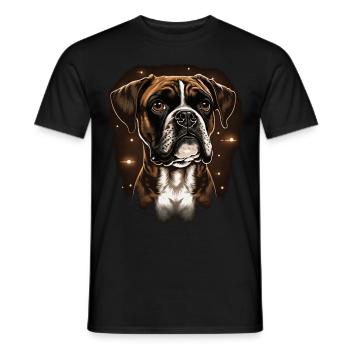 Cute Boxer Dog Breed Pet Lover - Männer T-Shirt - Schwarz - Vorne - AI Model Male 178 light (178cm)