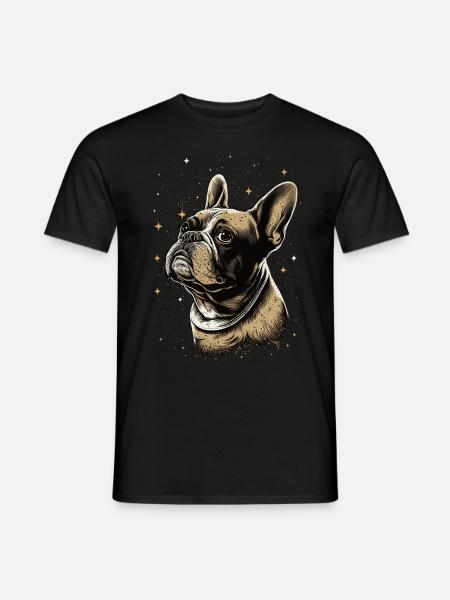 Cute French Bulldog Frenchie Dog Breed Pet Lover - Männer T-Shirt - Schwarz
