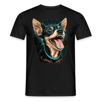 Cute Chihuahua Dog Breed Pet Lover - Männer T-Shirt - Schwarz - Vorne - AI Model Male 178 light (178cm)