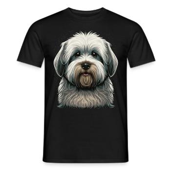 Cute Havenese Dog Breed Pet Lover - Männer T-Shirt - Schwarz - Vorne - AI Model Male 178 light (178cm)