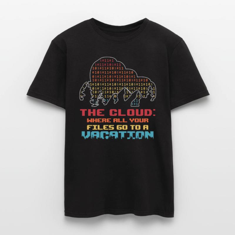 Funny Networking Cloud Quote Computer Tech Support Männer T-Shirt