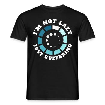 Funny Computer Nerd Geeky Programmer Coding - Männer T-Shirt - Schwarz - Vorne - AI Model Male 178 light (178cm)
