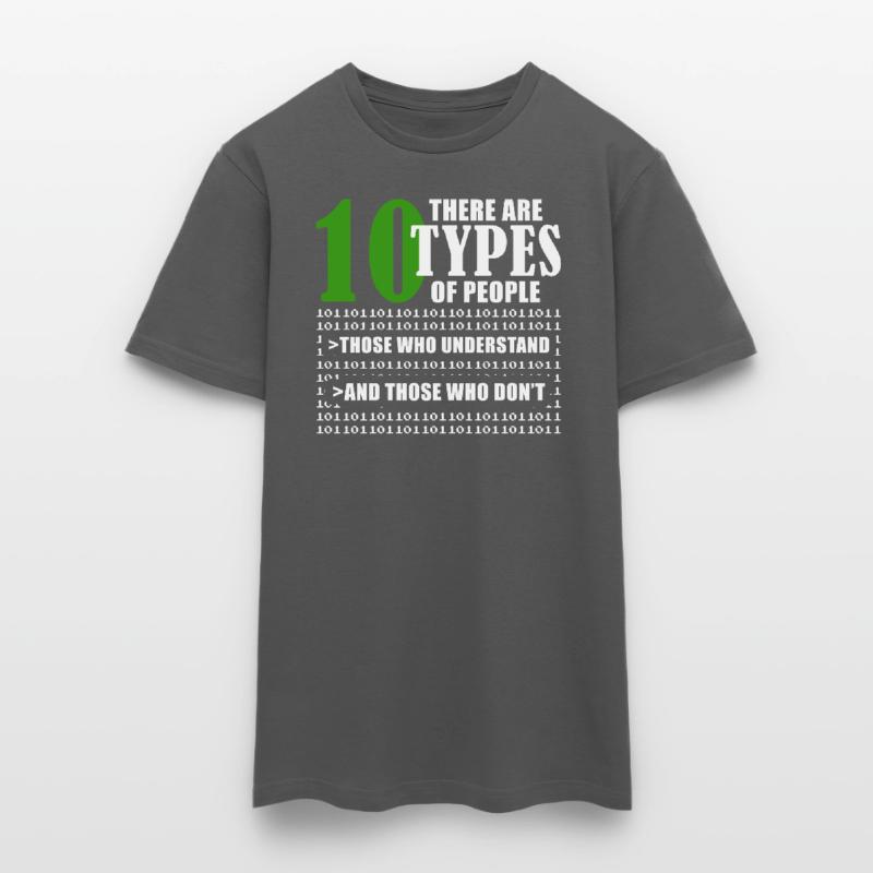 Binary Code Funny Programmer Saying Coding Männer T-Shirt