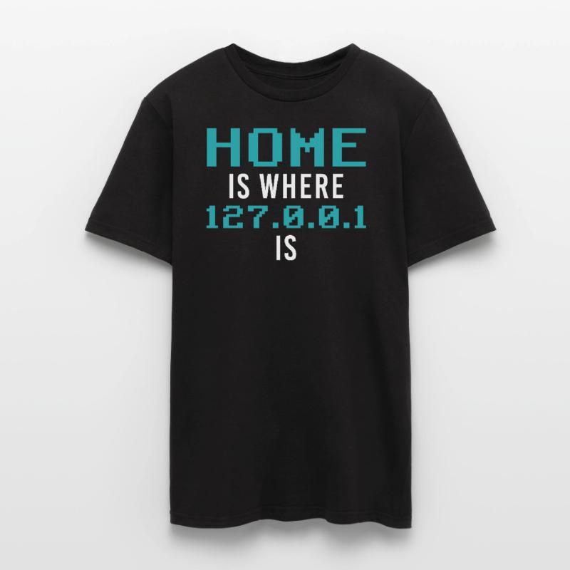 Localhost Programming Computer Scientist Funny Pro Männer T-Shirt