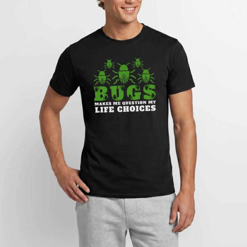 Computer Bugs Binary Codes Funny Programming Männer T-Shirt