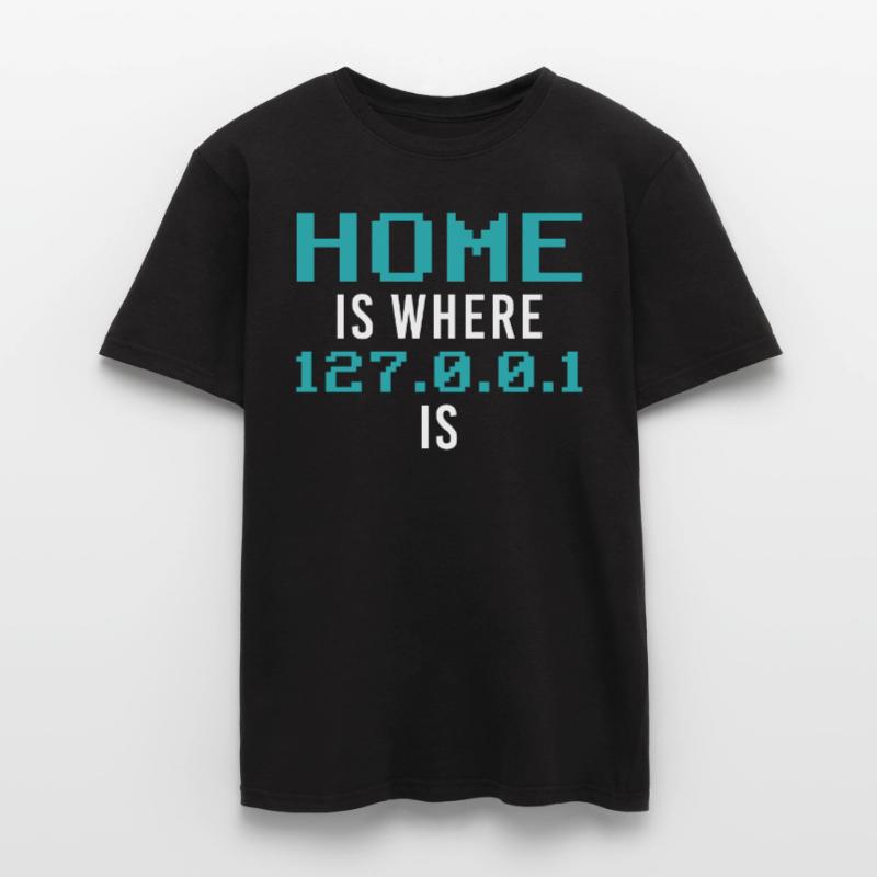 Localhost Programming Computer Scientist Funny Pro Männer T-Shirt