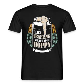 Craft Beer Hop Brewer Funny Brewery Homebrew - Männer T-Shirt - Schwarz - Vorne - AI Model Male 178 light (178cm)