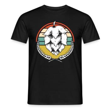 Retro Hop Craft Beer Homebrew Microbrewery - Männer T-Shirt - Schwarz - Vorne - AI Model Male 178 light (178cm)