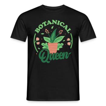 Botanical Queen Plant Gardening Gardener - Männer T-Shirt - Schwarz - Vorne - AI Model Male 178 light (178cm)