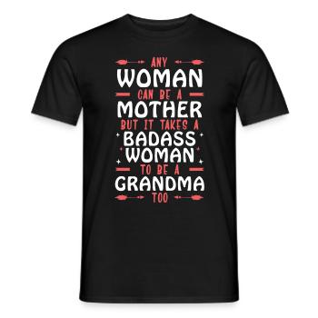 Any Woman Can Be A Mother Inspiring Quote Mother's - Männer T-Shirt - Schwarz - Vorne - AI Model Male 178 light (178cm)