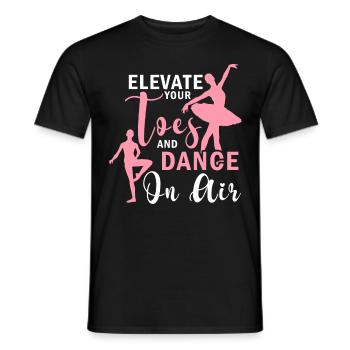 Ballet Dancing Quote Ballet Dance Teacher - Männer T-Shirt - Schwarz - Vorne - AI Model Male 178 light (178cm)