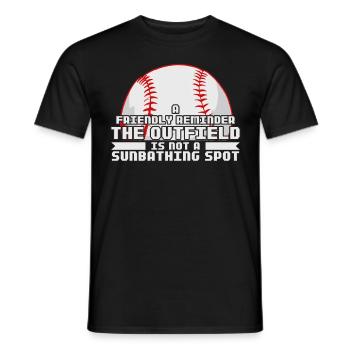 Funny Baseball Coach Ball Sports Trainer - Männer T-Shirt - Schwarz - Vorne - AI Model Male 178 light (178cm)