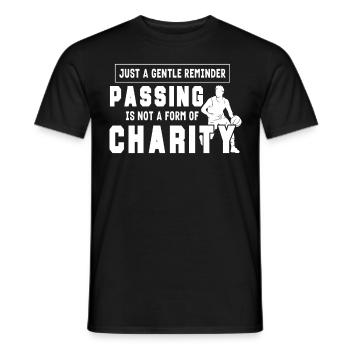 Funny Basketball Sports Baller Game Trainer Sports - Männer T-Shirt - Schwarz - Vorne - AI Model Male 178 light (178cm)