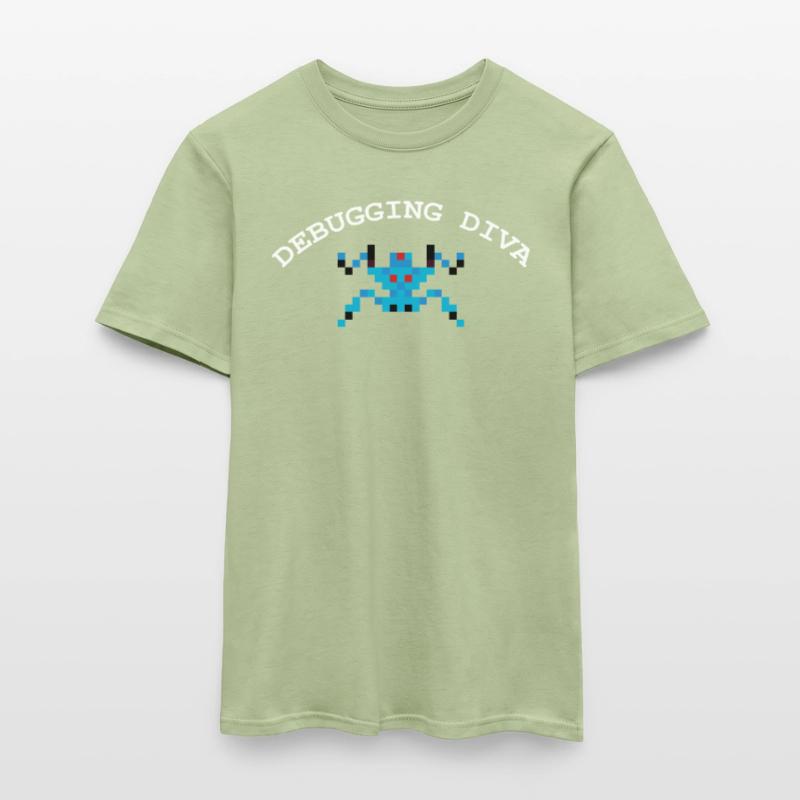 Debugging Diva Coding Debugger Hacker Männer T-Shirt