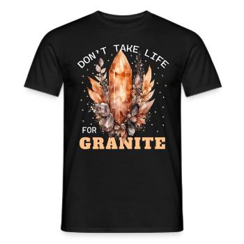 Funny Sarcastic Witchcraft Crystals Healing Wiccan - Männer T-Shirt - Schwarz - Vorne - AI Model Male 178 light (178cm)