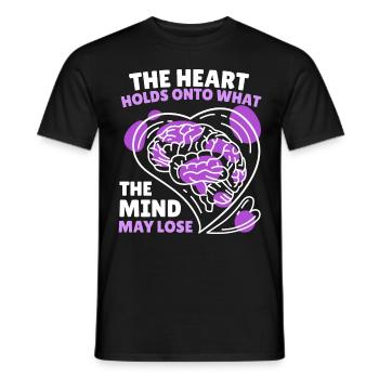Memories Matter Positive Optimism Alzheimer's Awar - Männer T-Shirt - Schwarz - Vorne - AI Model Male 178 light (178cm)