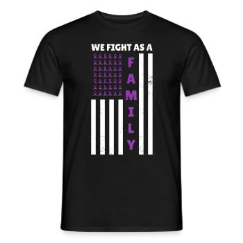 Alzheimer's Dementia Awareness Inspiring Family Qu - Männer T-Shirt - Schwarz - Vorne - AI Model Male 178 light (178cm)