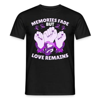 Motivational Alzheimer's Awareness Quote Dementia - Männer T-Shirt - Schwarz - Vorne - AI Model Male 178 light (178cm)