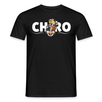Chiropractor Floral Spine Chiropractic Physical Th - Männer T-Shirt - Schwarz - Vorne - AI Model Male 178 light (178cm)