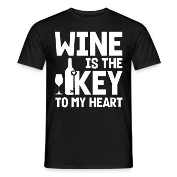 Wine Lover Vino Tasting Sommelier Funny Winery - Männer T-Shirt - Schwarz - Vorne - AI Model Male 178 light (178cm)
