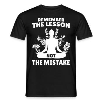 Zen Meditation Positive Mindfulness Yoga Pilates - Männer T-Shirt - Schwarz - Vorne - AI Model Male 178 light (178cm)