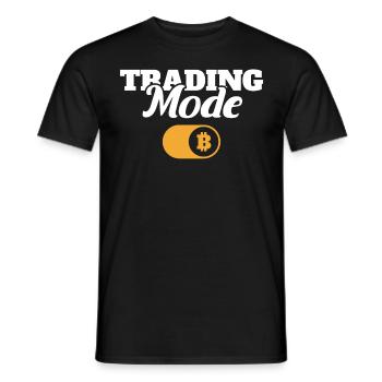Trading Mode Funny Crypto Currency Mining - Männer T-Shirt - Schwarz - Vorne - AI Model Male 178 light (178cm)