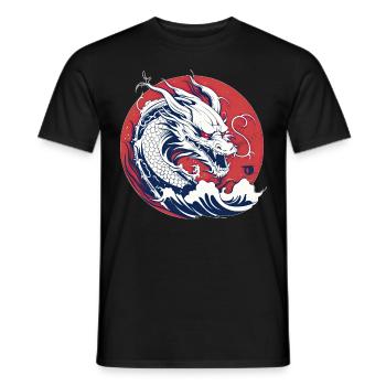 Year Of The Dragon Zodiac Chinese New Year - Männer T-Shirt - Schwarz - Vorne - AI Model Male 178 light (178cm)