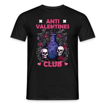 Potion Anti Valentines Club Barkeeper Mixologist - Männer T-Shirt - Schwarz - Vorne - AI Model Male 178 light (178cm)
