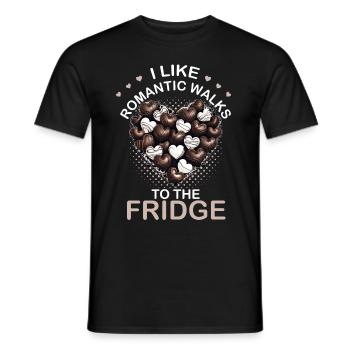 Funny Dating Humor Chocolate Heart Anti Valentines - Männer T-Shirt - Schwarz - Vorne - AI Model Male 178 light (178cm)