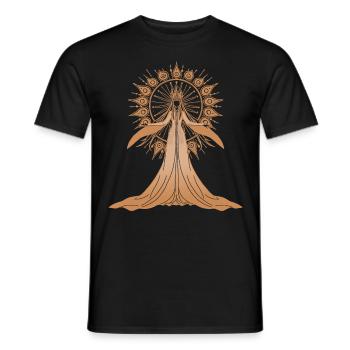 Minimalist Empress Tarot Card Divination Fortune T - Männer T-Shirt - Schwarz - Vorne - AI Model Male 178 light (178cm)