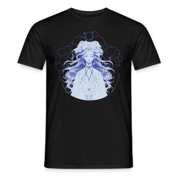 Empress Mystical Woman Anime Aesthetic - Männer T-Shirt - Schwarz - Vorne - AI Model Male 178 light (178cm)