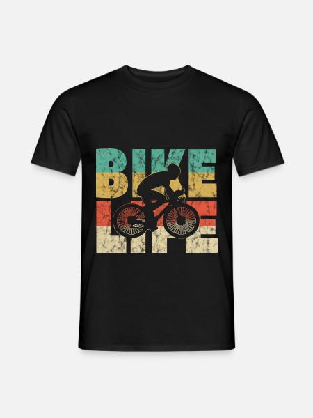Bike Life - Männer T-Shirt - Schwarz