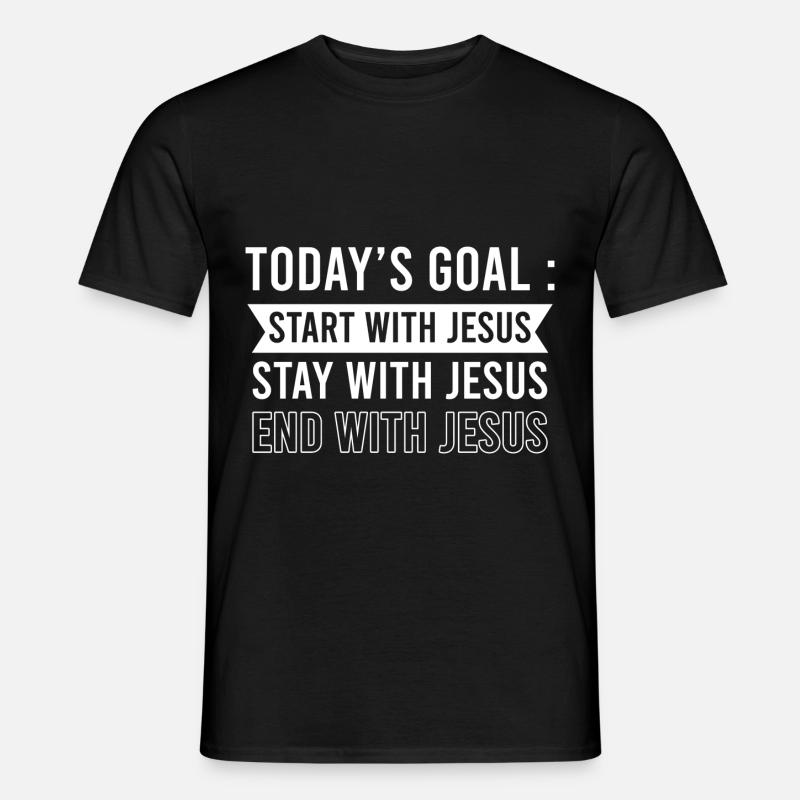 Bibel Bibelvers - Männer T-Shirt - Schwarz