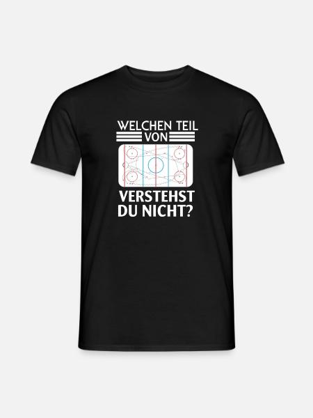 WELCHEN TEIL VON VERSTEHST DU NICHT - Männer T-Shirt - Schwarz