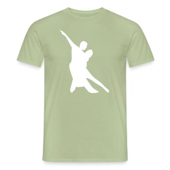 Tanzen - Männer T-Shirt - Sage - Vorne - AI Model Male 178 light (178cm)