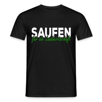 FARMER - Men's T-Shirt - black - Front - AI Model Male 178 light (178cm)