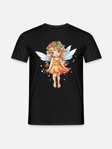 Kleine Fee Märchen Magie - Männer T-Shirt - Schwarz