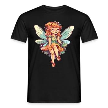 Fée Marraine Fantaisie Magique - T-shirt homme - noir - Devant - AI Model Male 178 light (178cm)