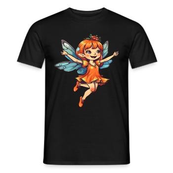 Fée Marraine Conte de fées Fantaisie Magic Girl Power - T-shirt homme - noir - Devant - AI Model Male 178 light (178cm)