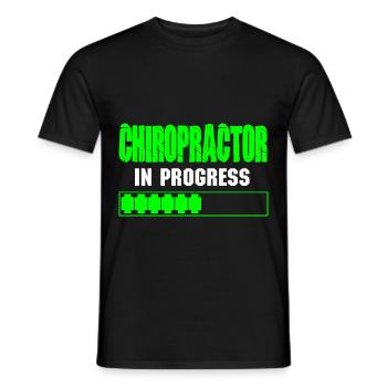 Physiothérapeute chiropracteur physiothérapie - T-shirt homme - noir - Devant - AI Model Male 178 light (178cm)