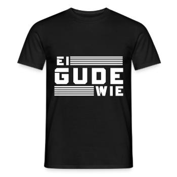 Ei gude wie Hessen Hessisch lustig Sprache cooler - Männer T-Shirt - Schwarz - Vorne - AI Model Male 178 light (178cm)