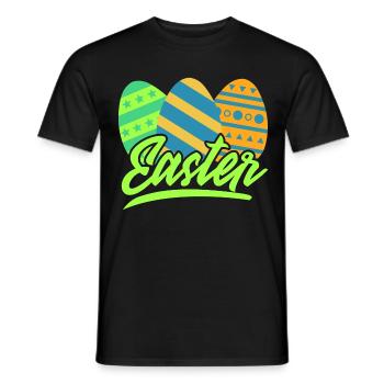 Ostern - Männer T-Shirt - Schwarz - Vorne - AI Model Male 178 light (178cm)