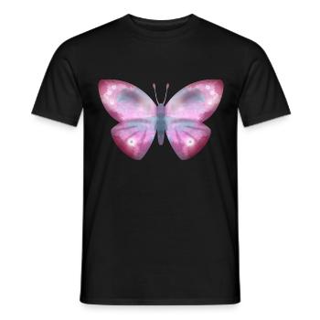 Schmetterling - Männer T-Shirt - Schwarz - Vorne - AI Model Male 178 light (178cm)