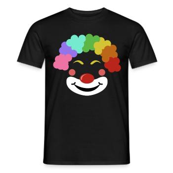 Clown carnival costume gift carnival carnival - Men's T-Shirt - black - Front - AI Model Male 178 light (178cm)
