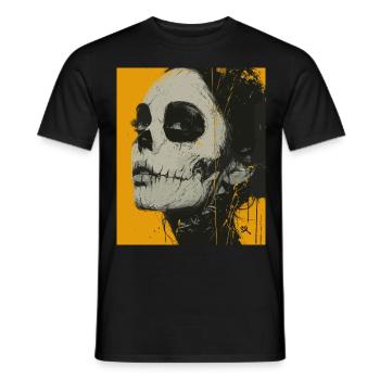 The Woman - Skull, Totenkopf, Teufel - Männer T-Shirt - Schwarz - Vorne - AI Model Male 178 light (178cm)