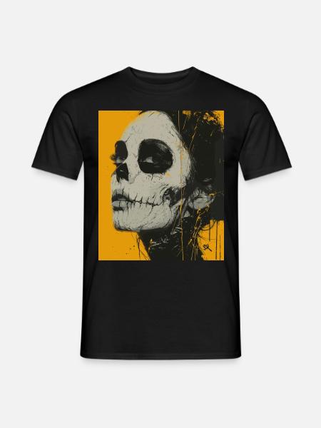 The Woman - Skull, Totenkopf, Teufel - Männer T-Shirt - Schwarz